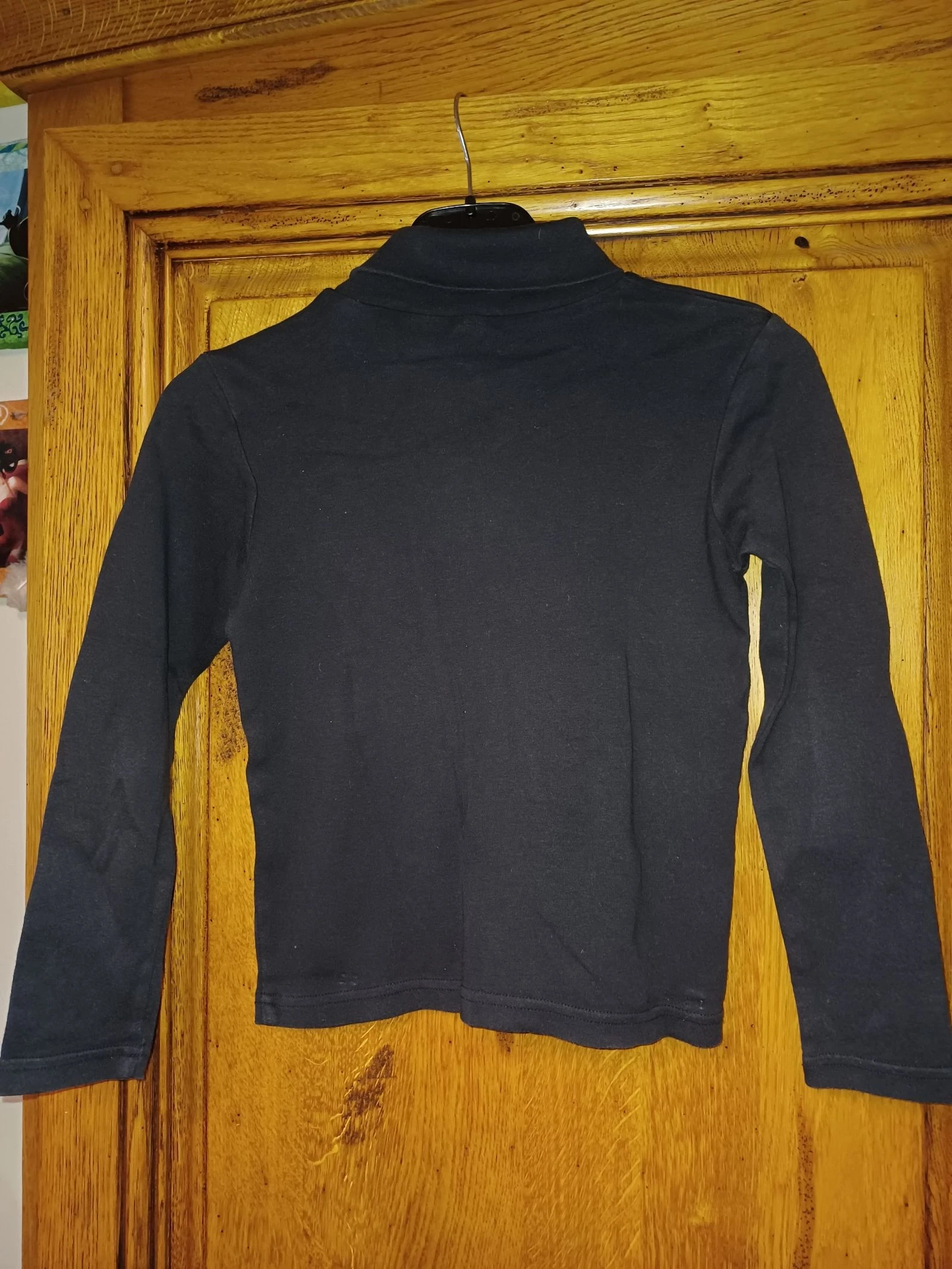 Camiseta preta tamanho 10 anos marca Decathlon em algodão – photo 4